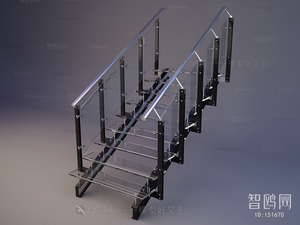 Modern Stair Balustrade/elevator