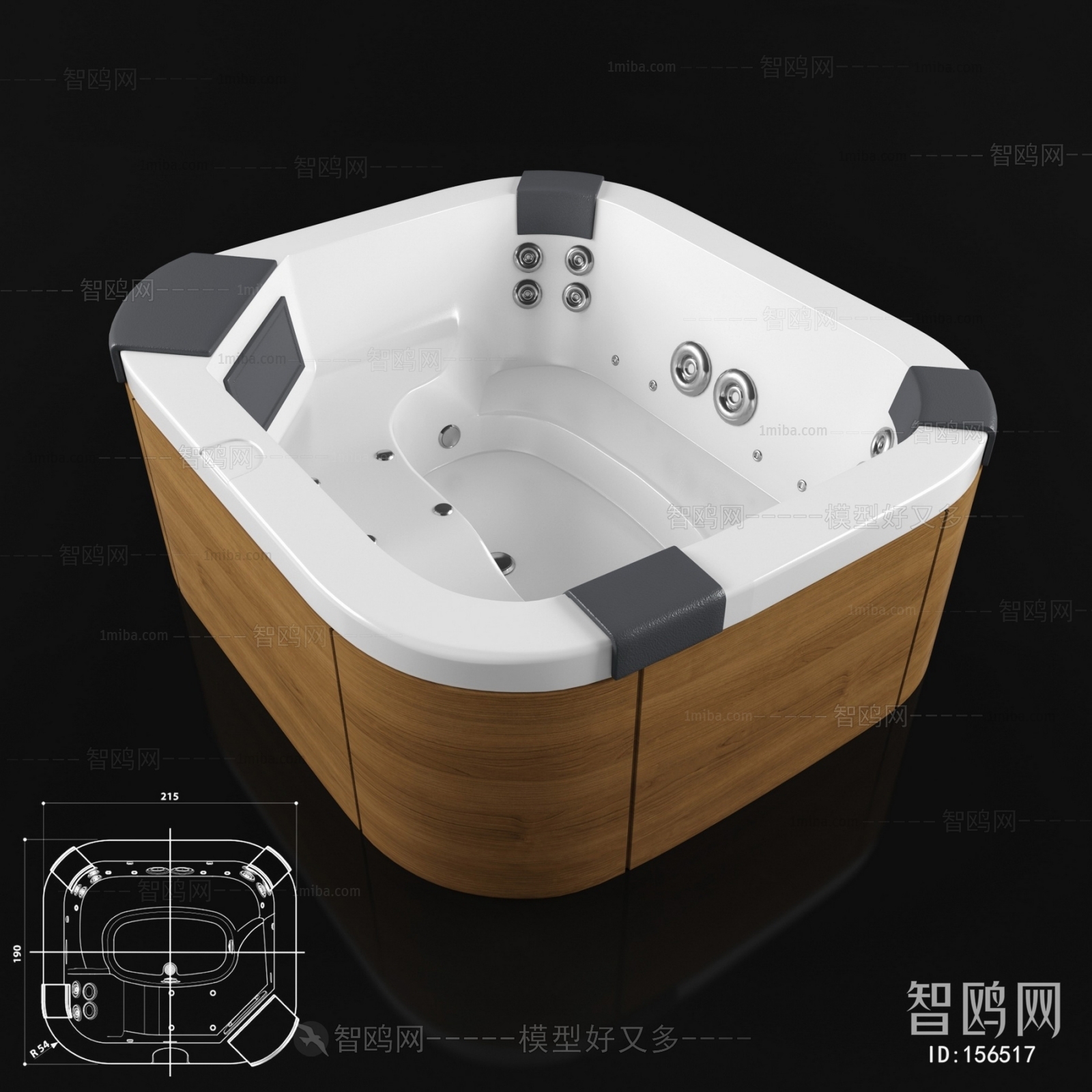 Modern Bathtub