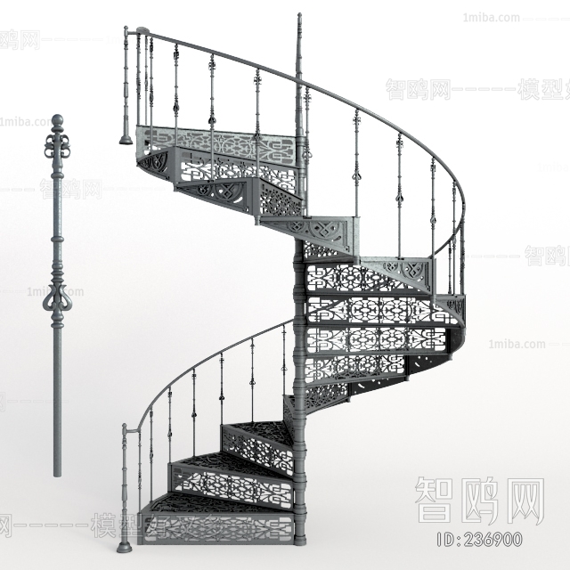 Industrial Style Stair Balustrade/elevator