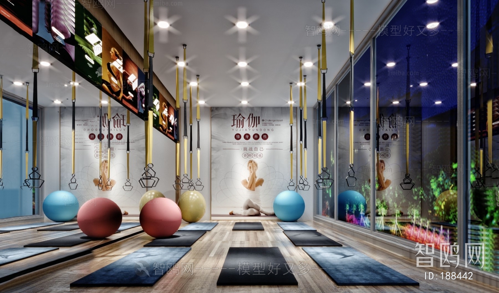 Modern Yoga Room