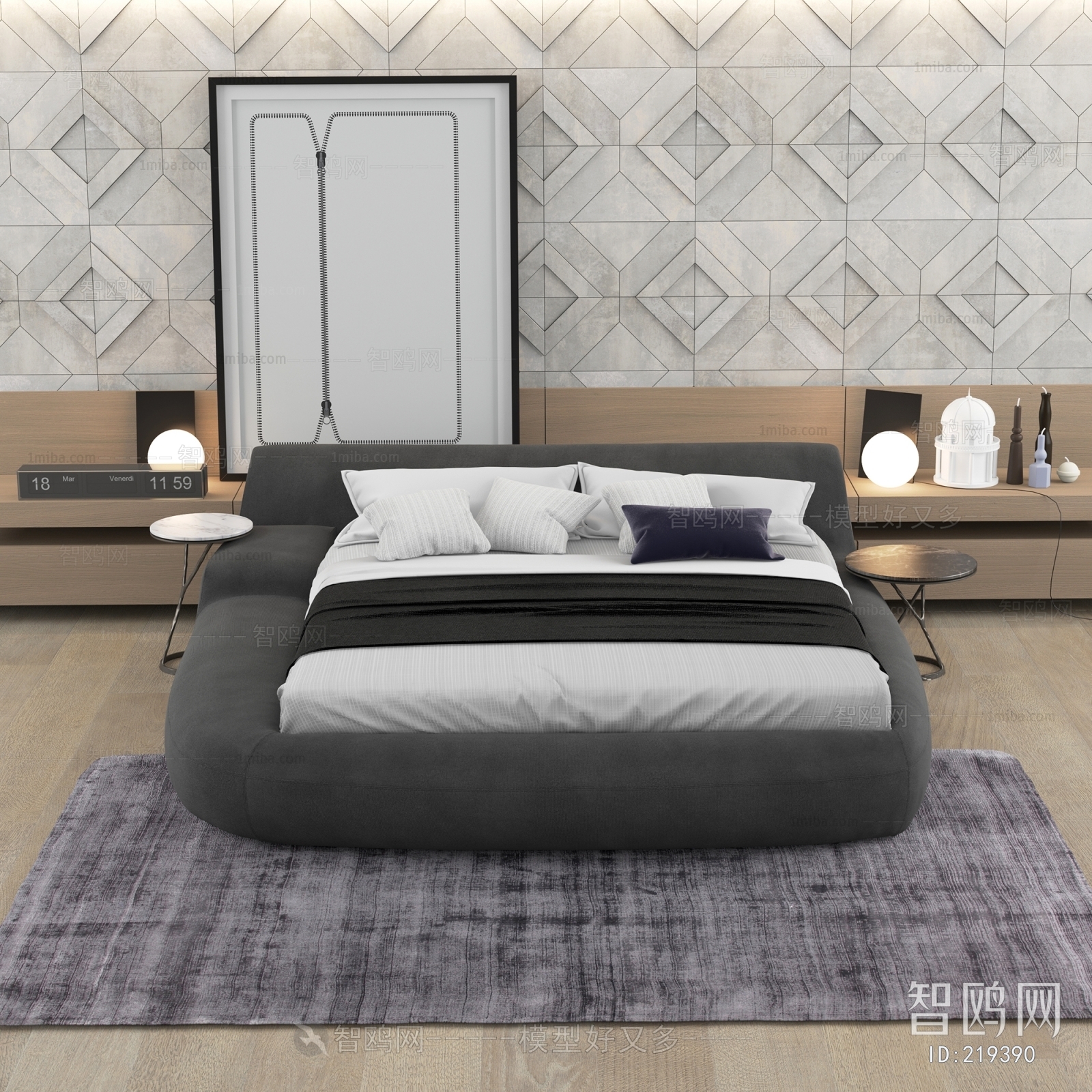 Modern Double Bed