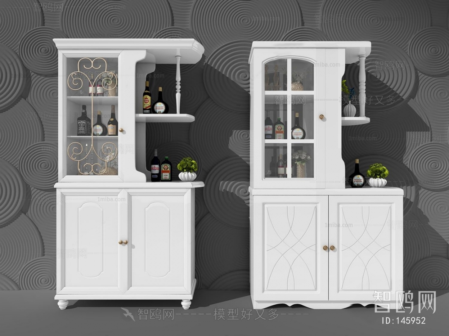 European Style Wine Cabinet