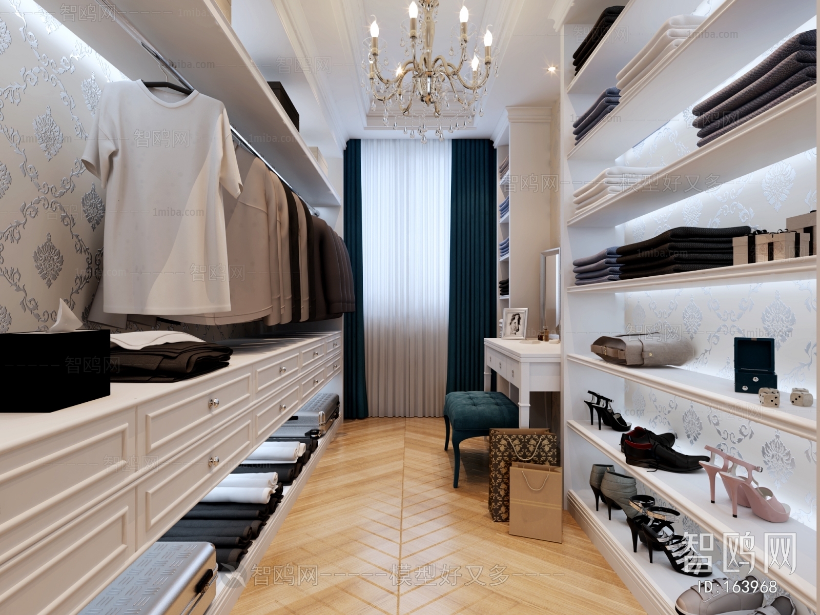 Modern Clothes Storage Area