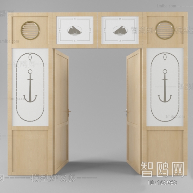 Modern Solid Wood Door