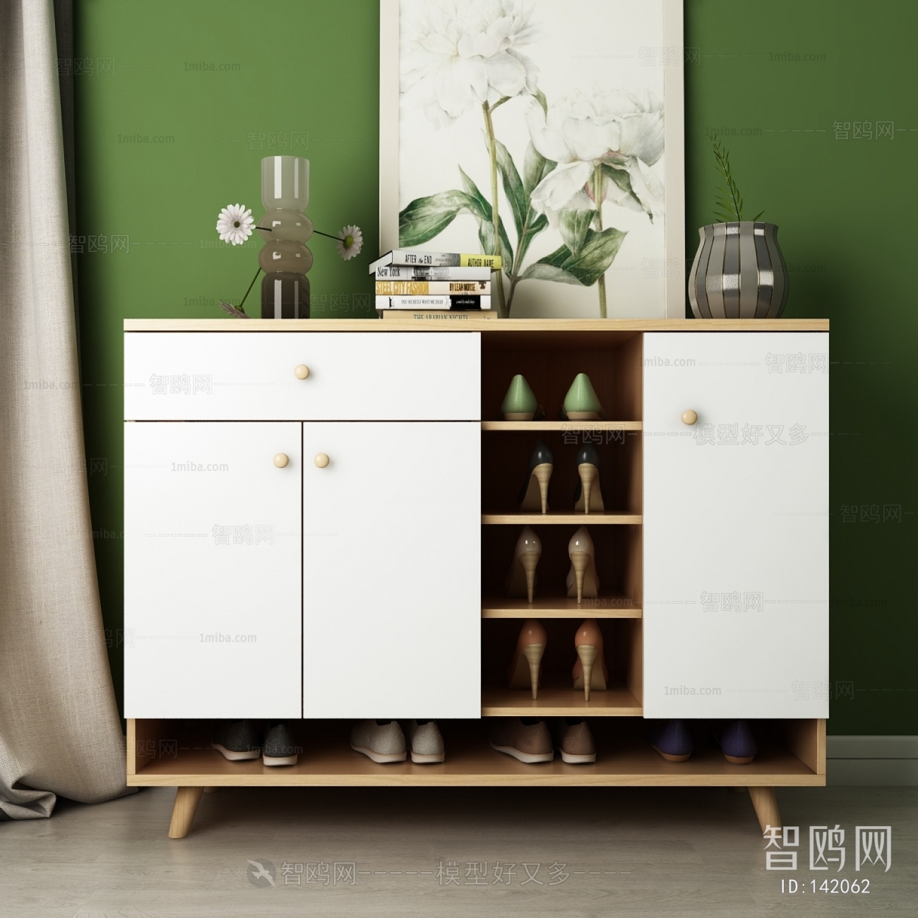 Modern Nordic Style Shoe Cabinet