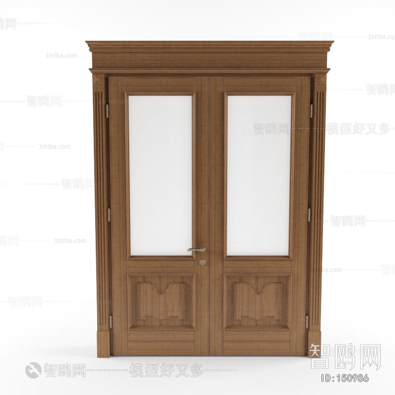 Modern Solid Wood Door