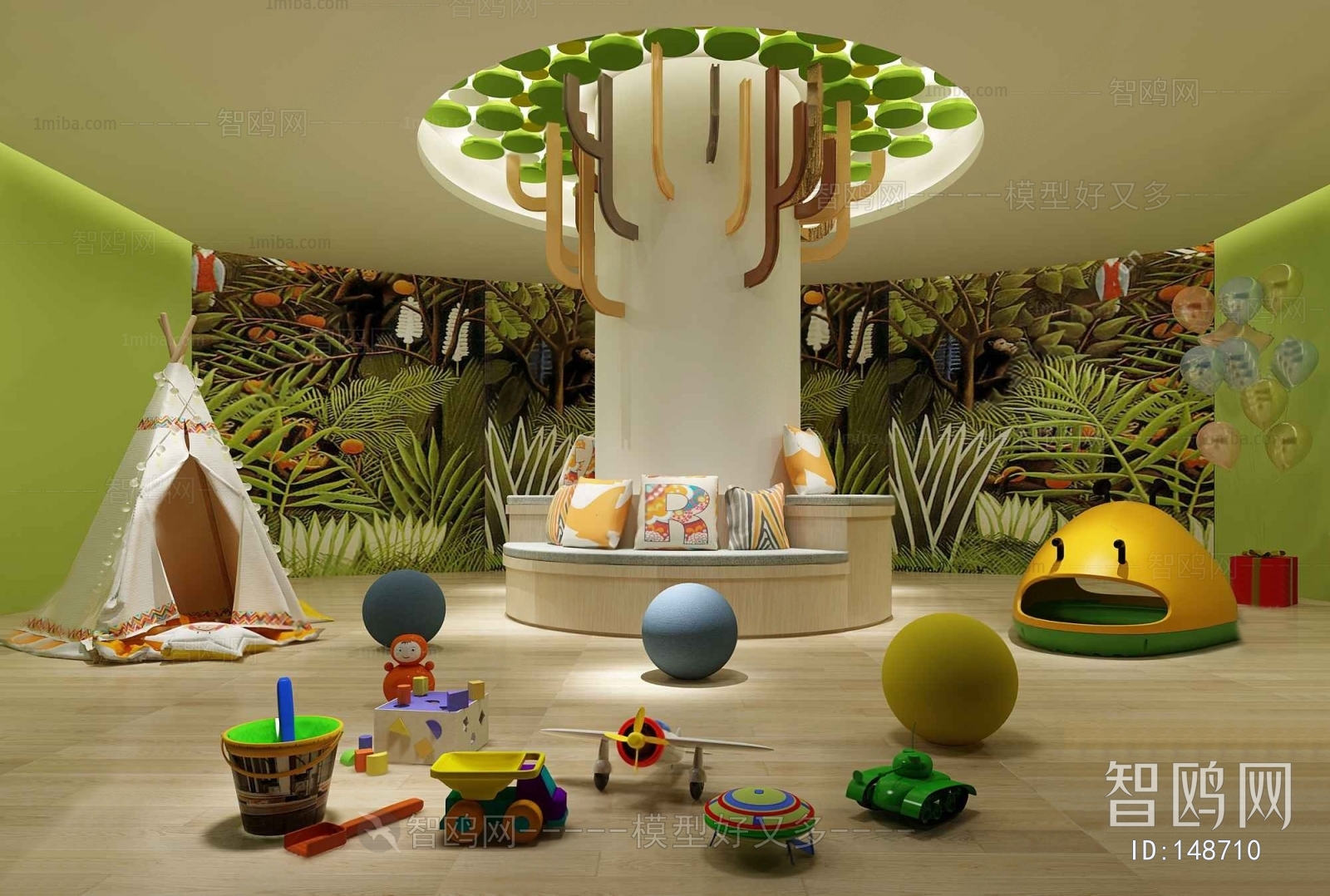 Modern Children's Playroom