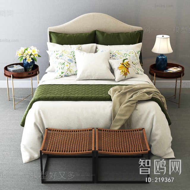 Nordic Style Double Bed