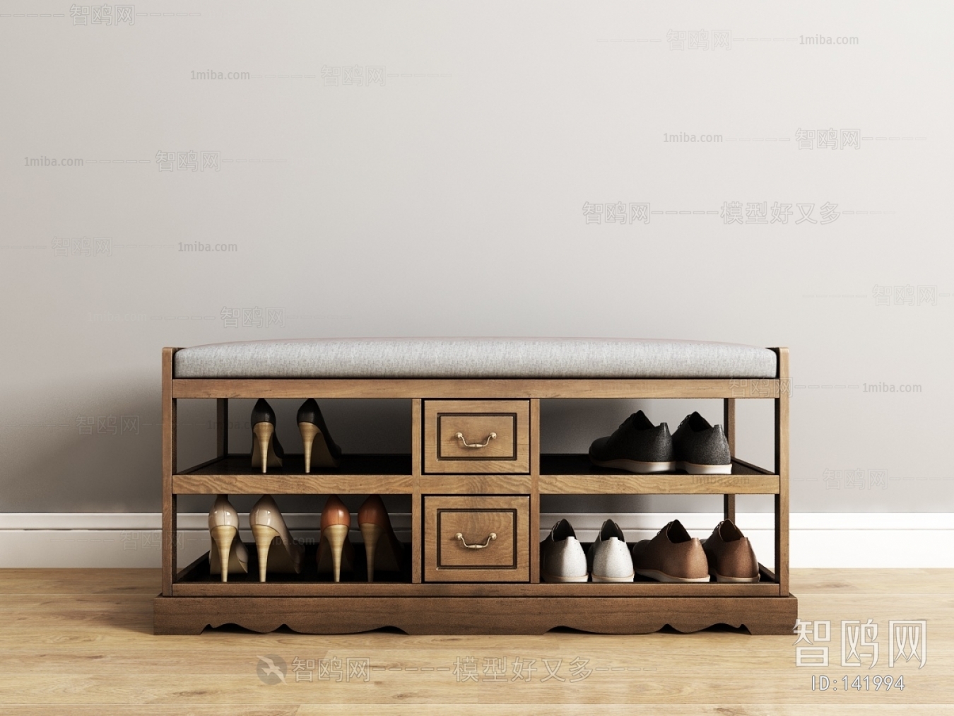 Simple European Style Shoe Cabinet