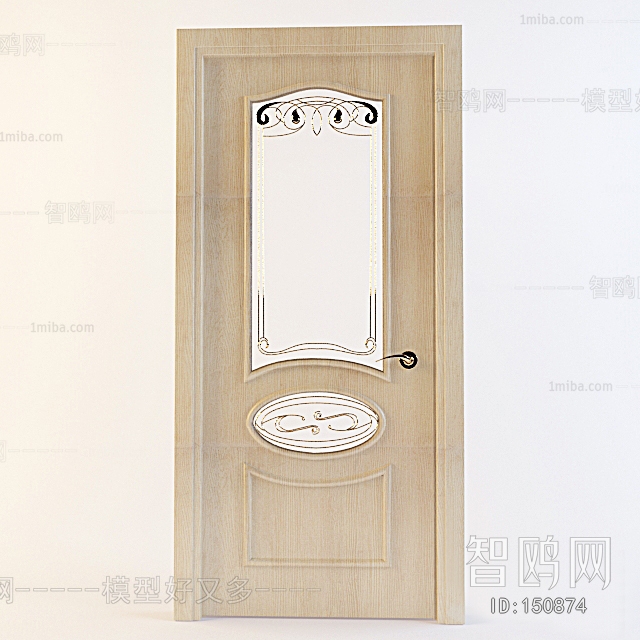 Modern Solid Wood Door