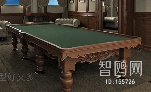 European Style Billiards Room