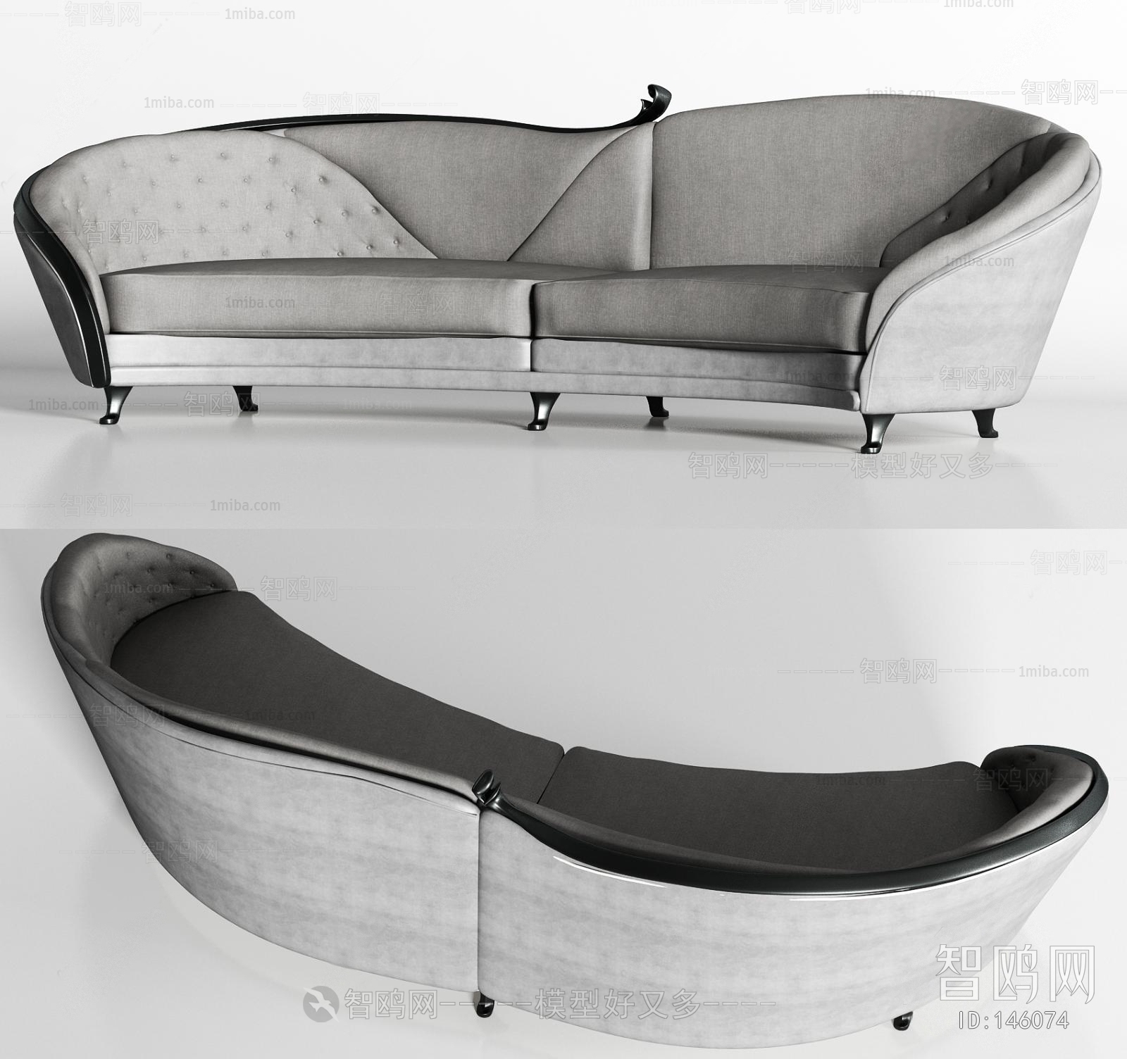 Simple European Style Multi Person Sofa