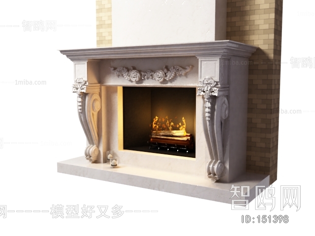 European Style Fireplace