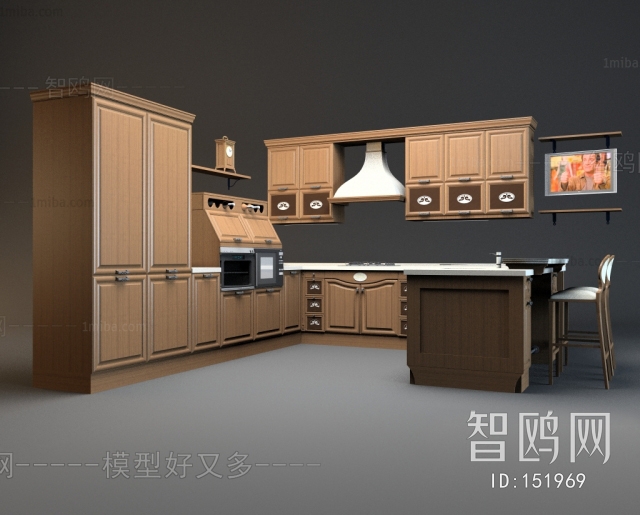 European Style Kitchen Cabinet