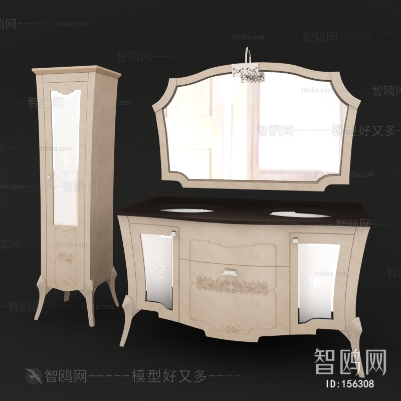 European Style Bathroom Cabinet