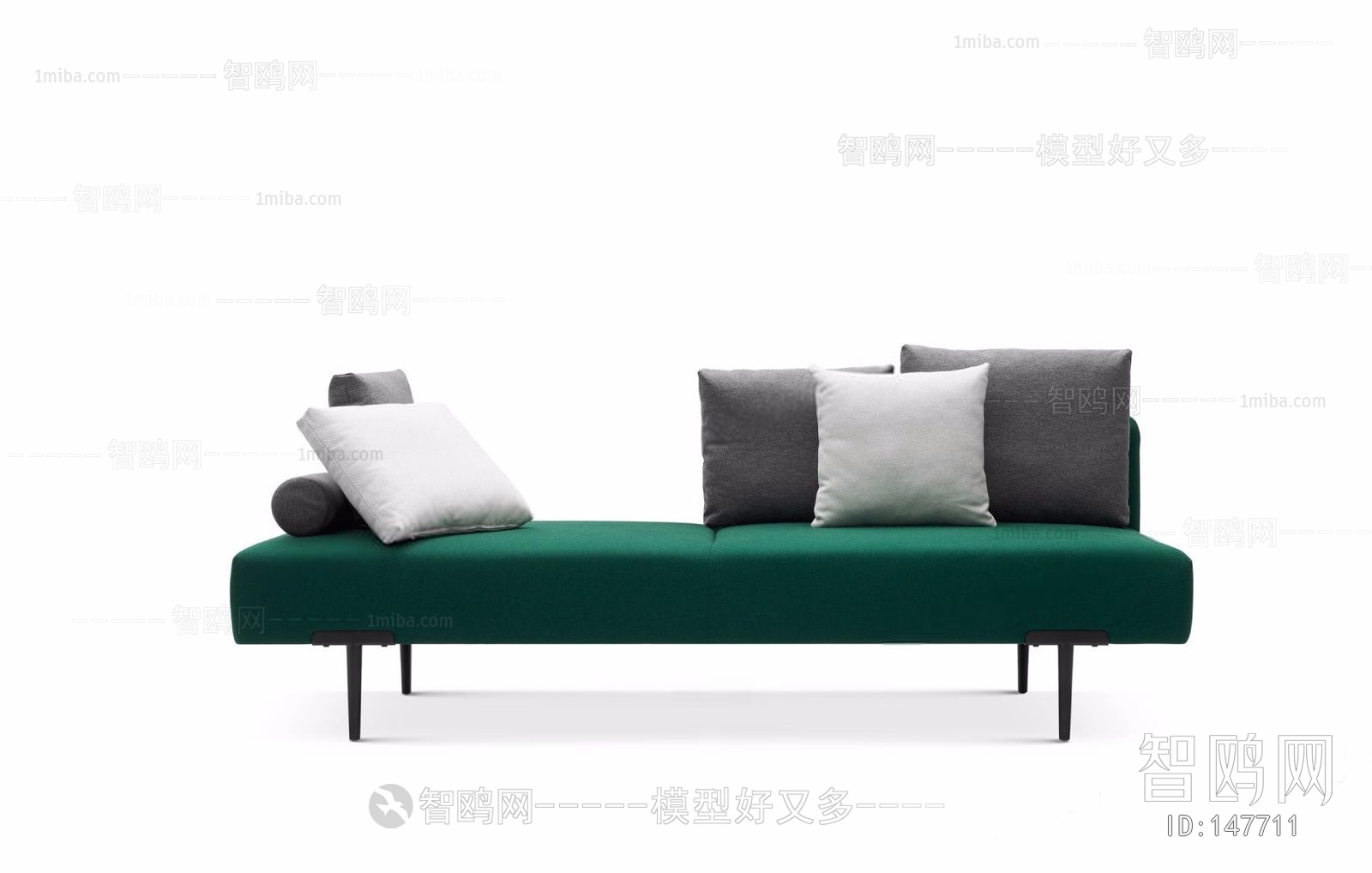 造作现代双人沙发