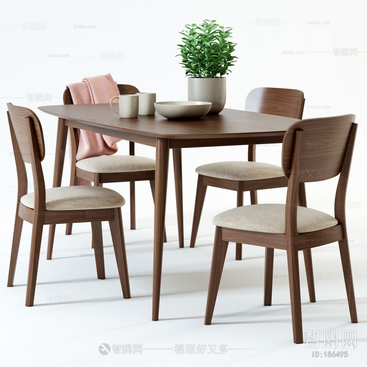 Nordic Style Dining Table And Chairs