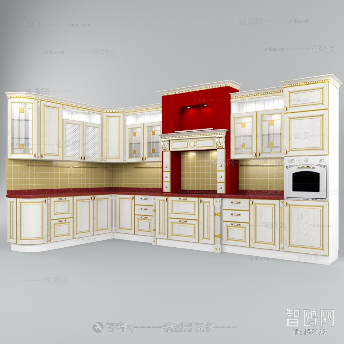 European Style Kitchen Cabinet