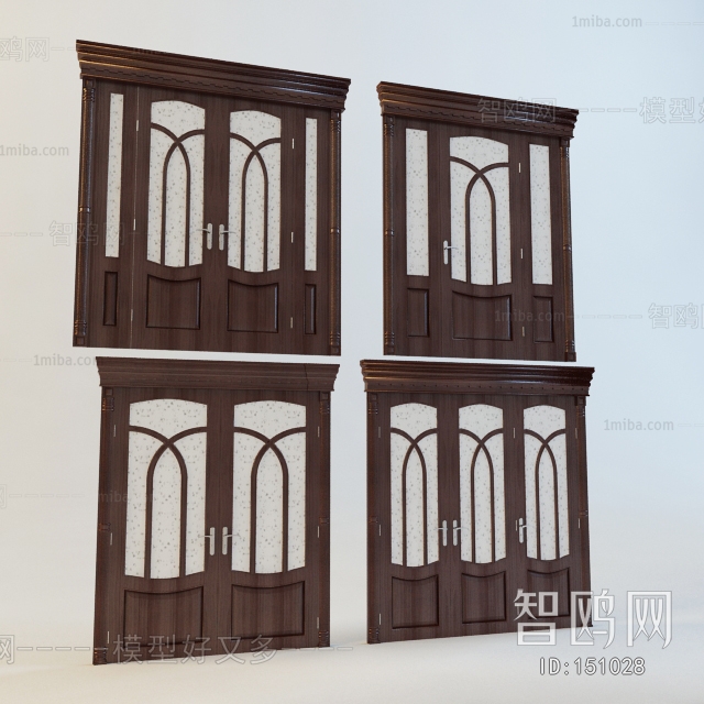 European Style Solid Wood Door