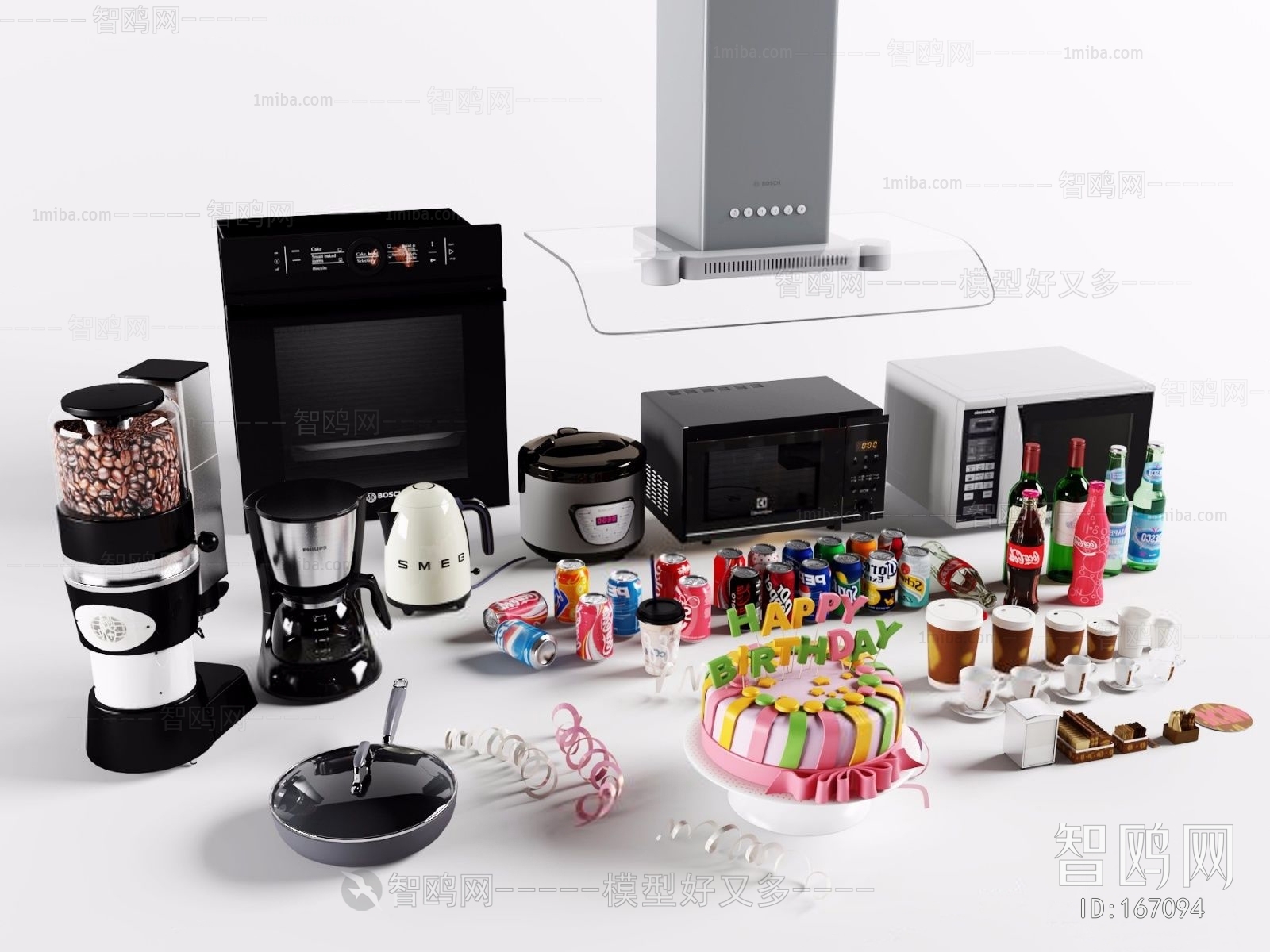 Modern Electric Kitchen Appliances