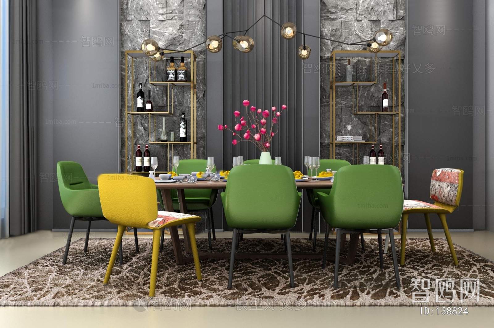 Nordic Style Dining Table And Chairs