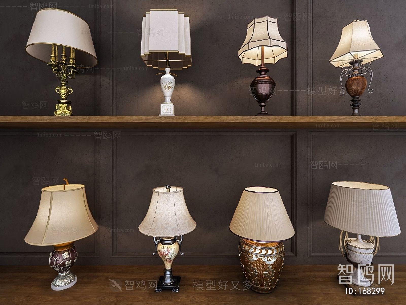 Simple European Style Table Lamp