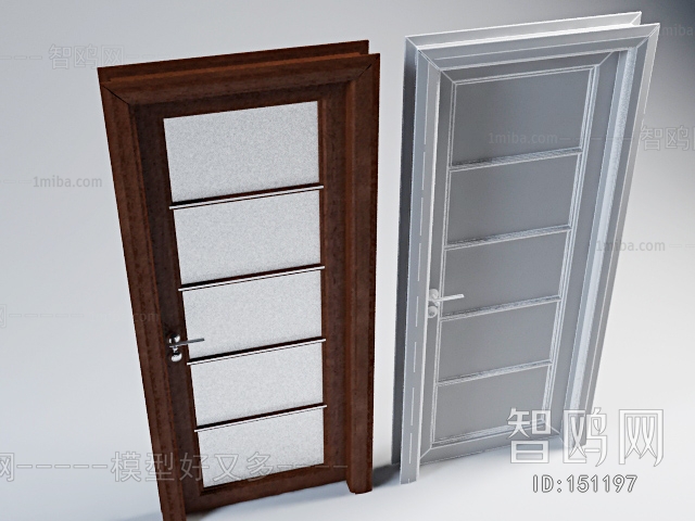 Modern Solid Wood Door