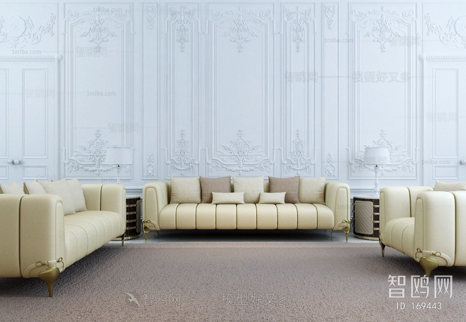 New Classical Style Sofa Combination