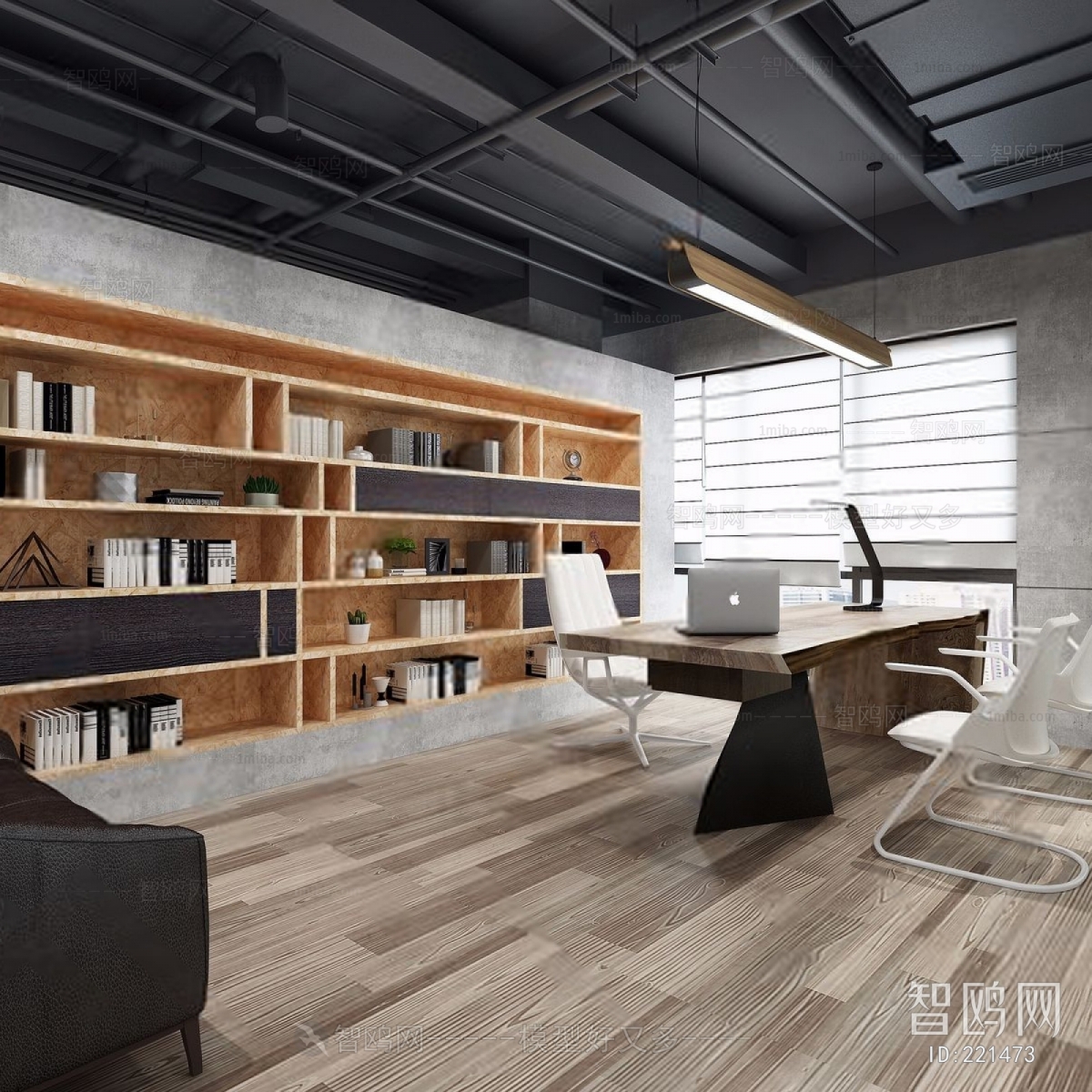 Industrial Style Manager's Office