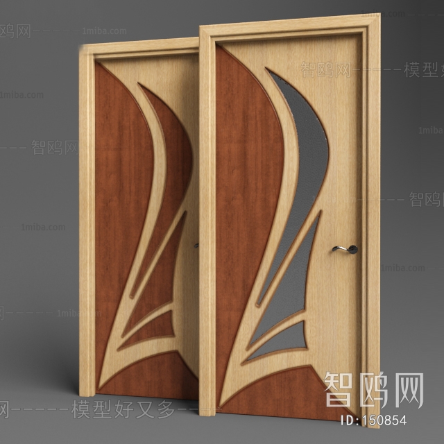 Modern Solid Wood Door