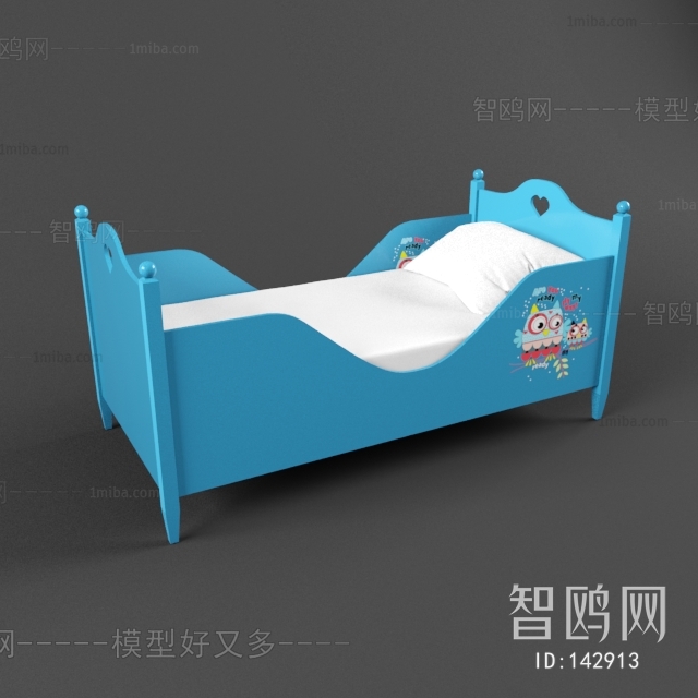 Simple European Style Child's Bed