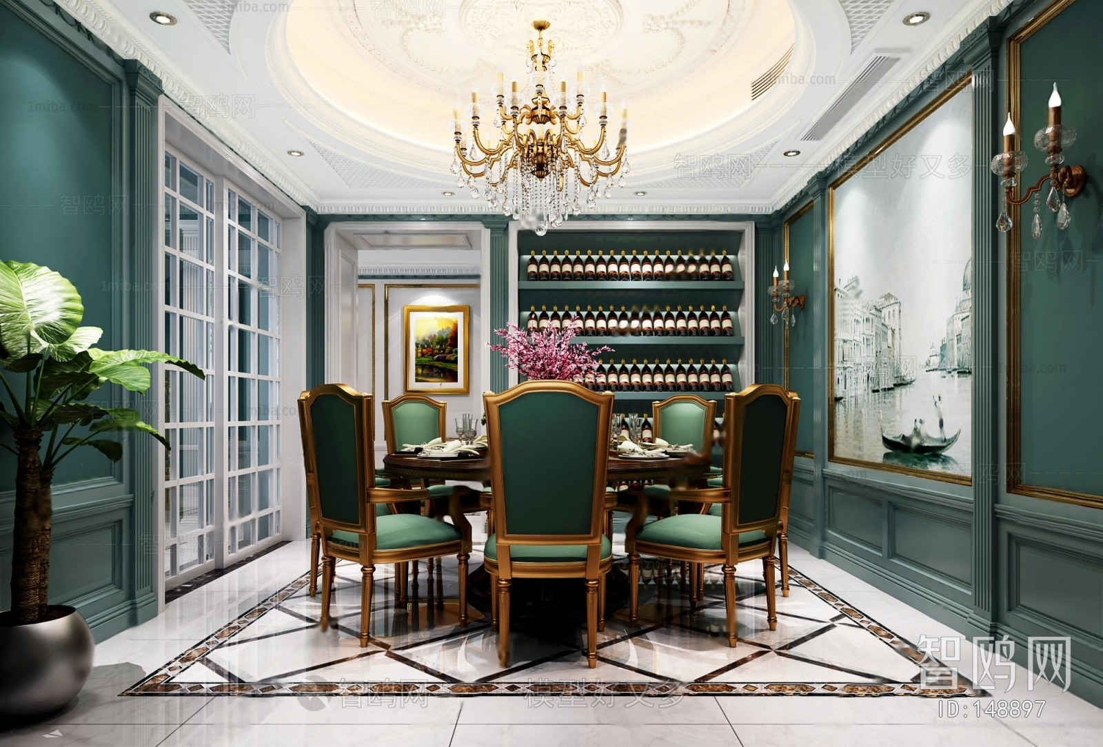 French Style Dining Room