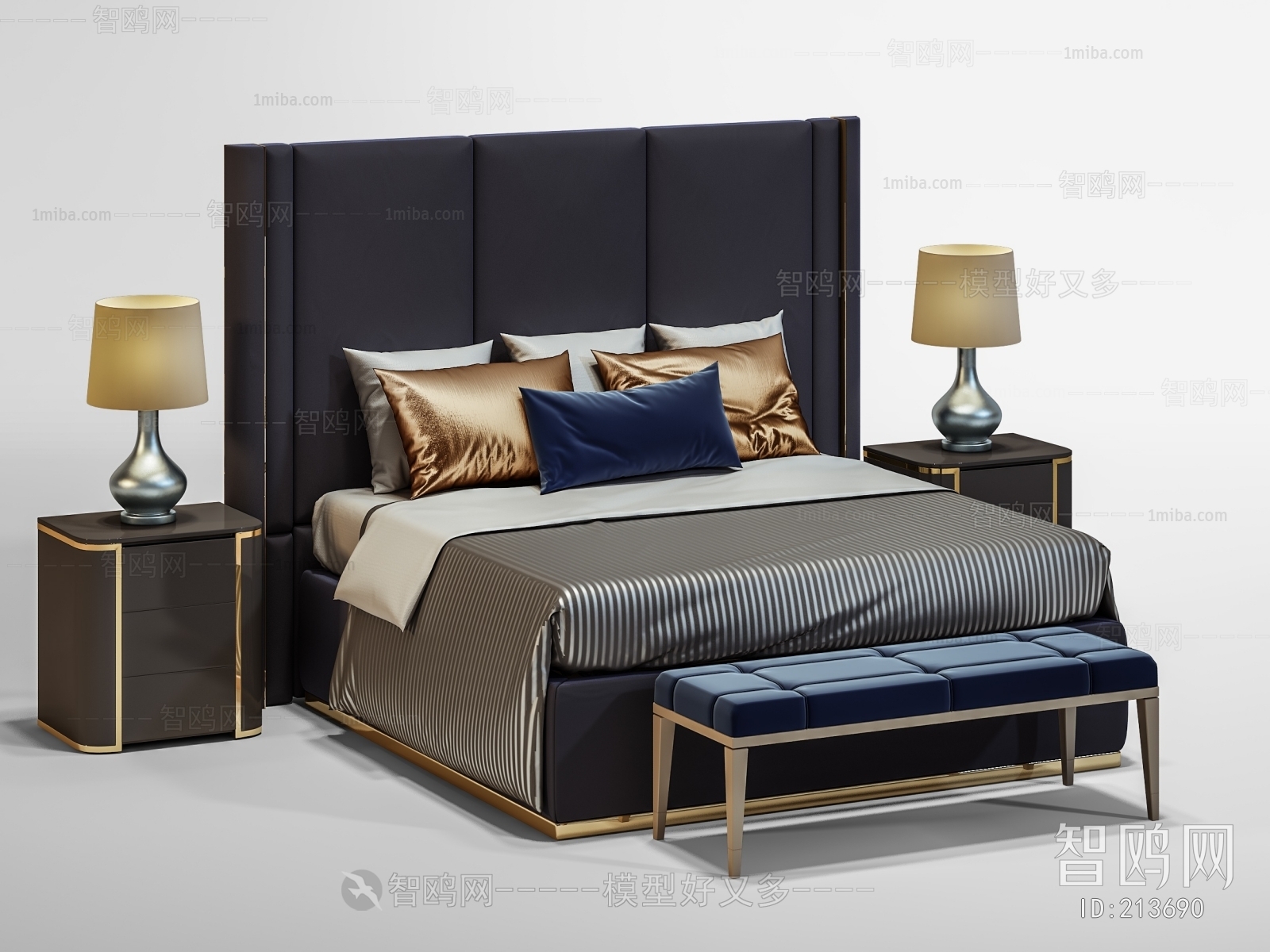 Modern Double Bed