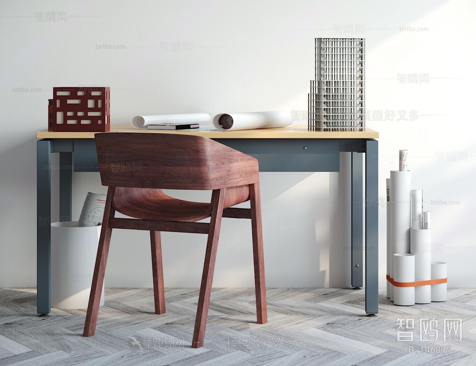 Modern Computer Desk And Chair