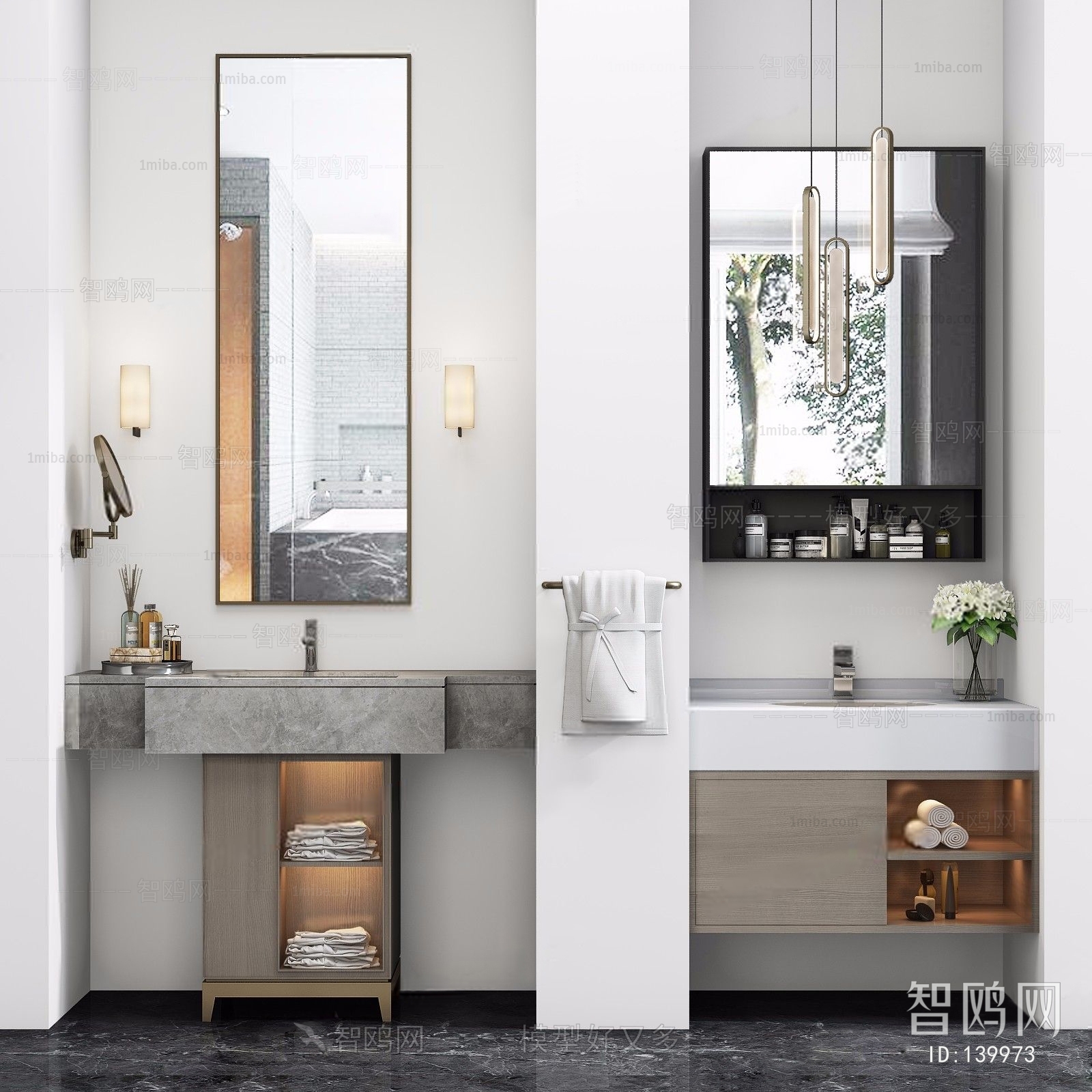 Modern Bathroom Cabinet