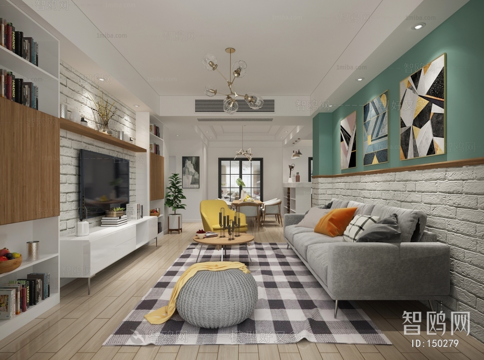 Nordic Style A Living Room