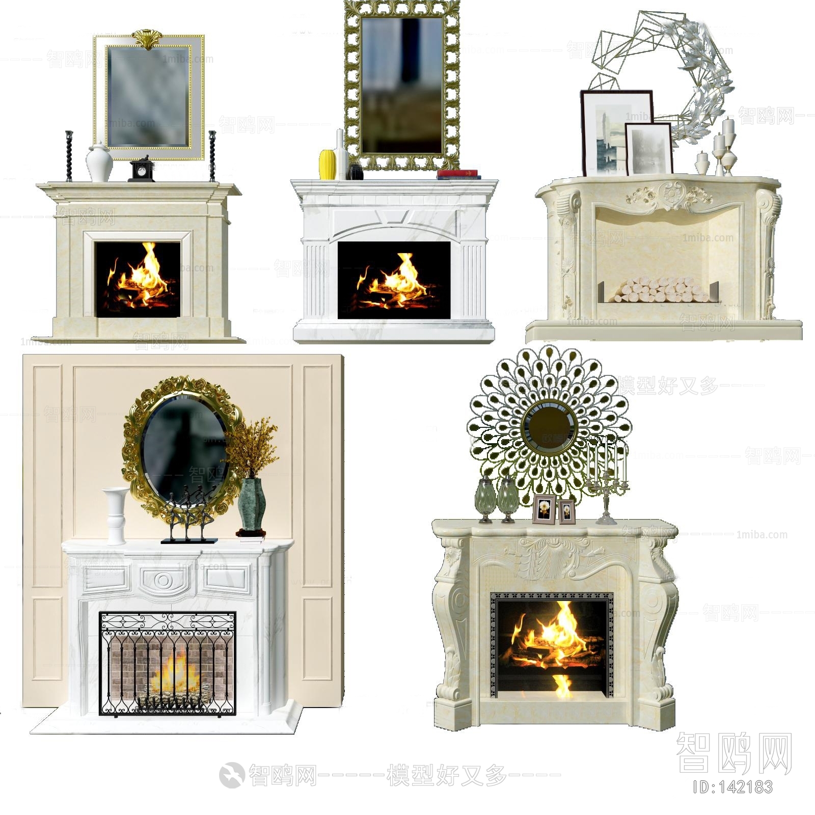 European Style Fireplace