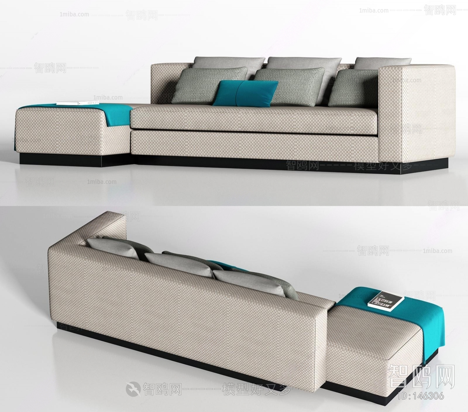 Modern Multi Person Sofa