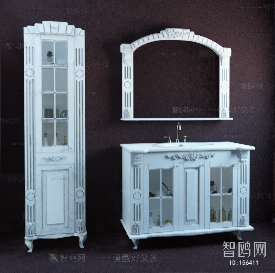 European Style Bathroom Cabinet