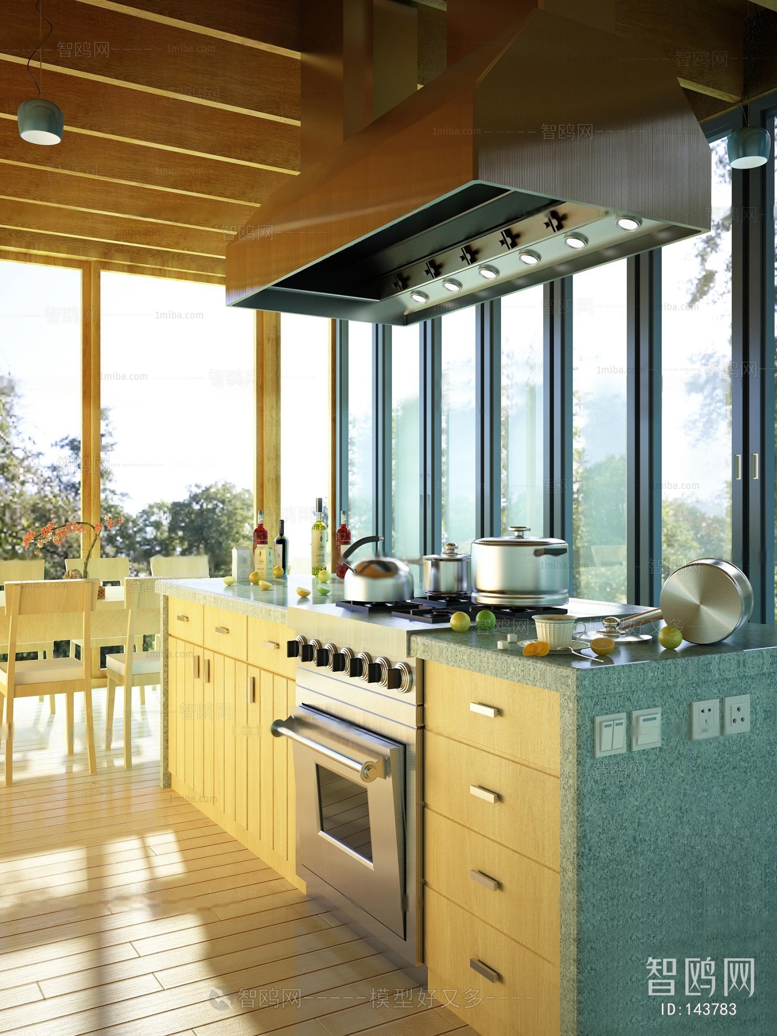 Modern Open Kitchen