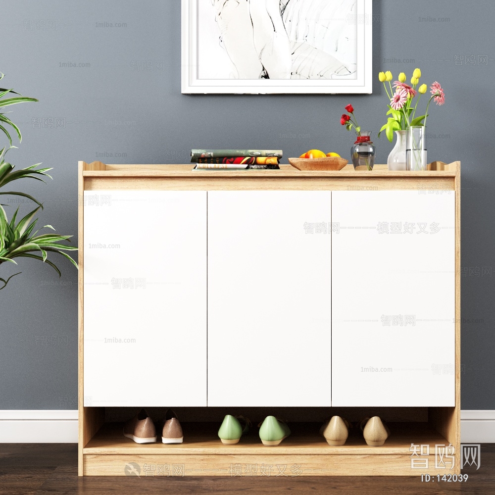 Modern Nordic Style Shoe Cabinet