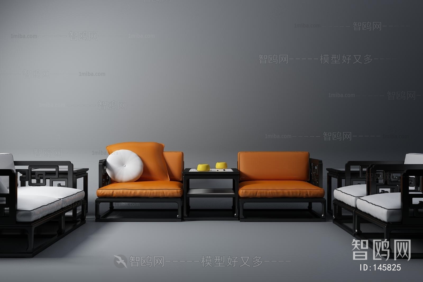 New Chinese Style Lounge Chair