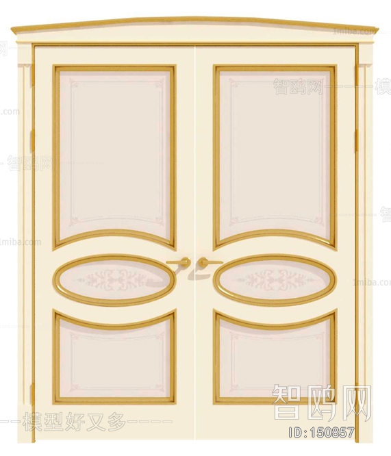 Modern Solid Wood Door