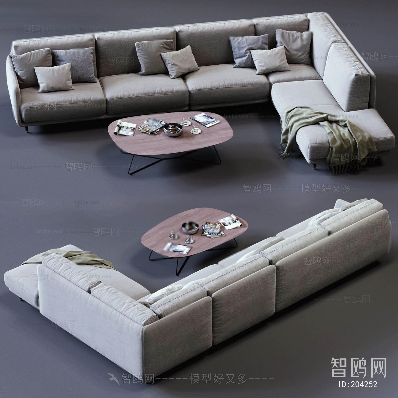 Modern Multi Person Sofa