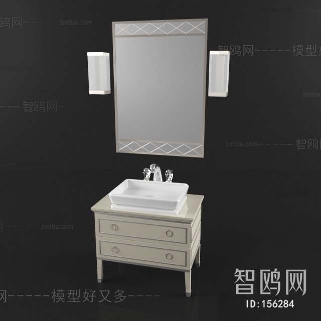 European Style Bathroom Cabinet