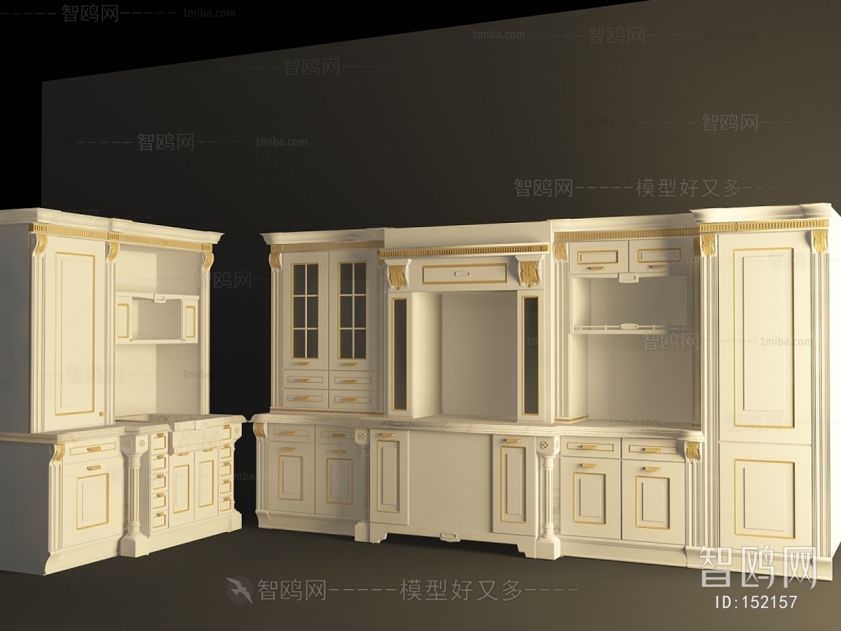 European Style Kitchen Cabinet