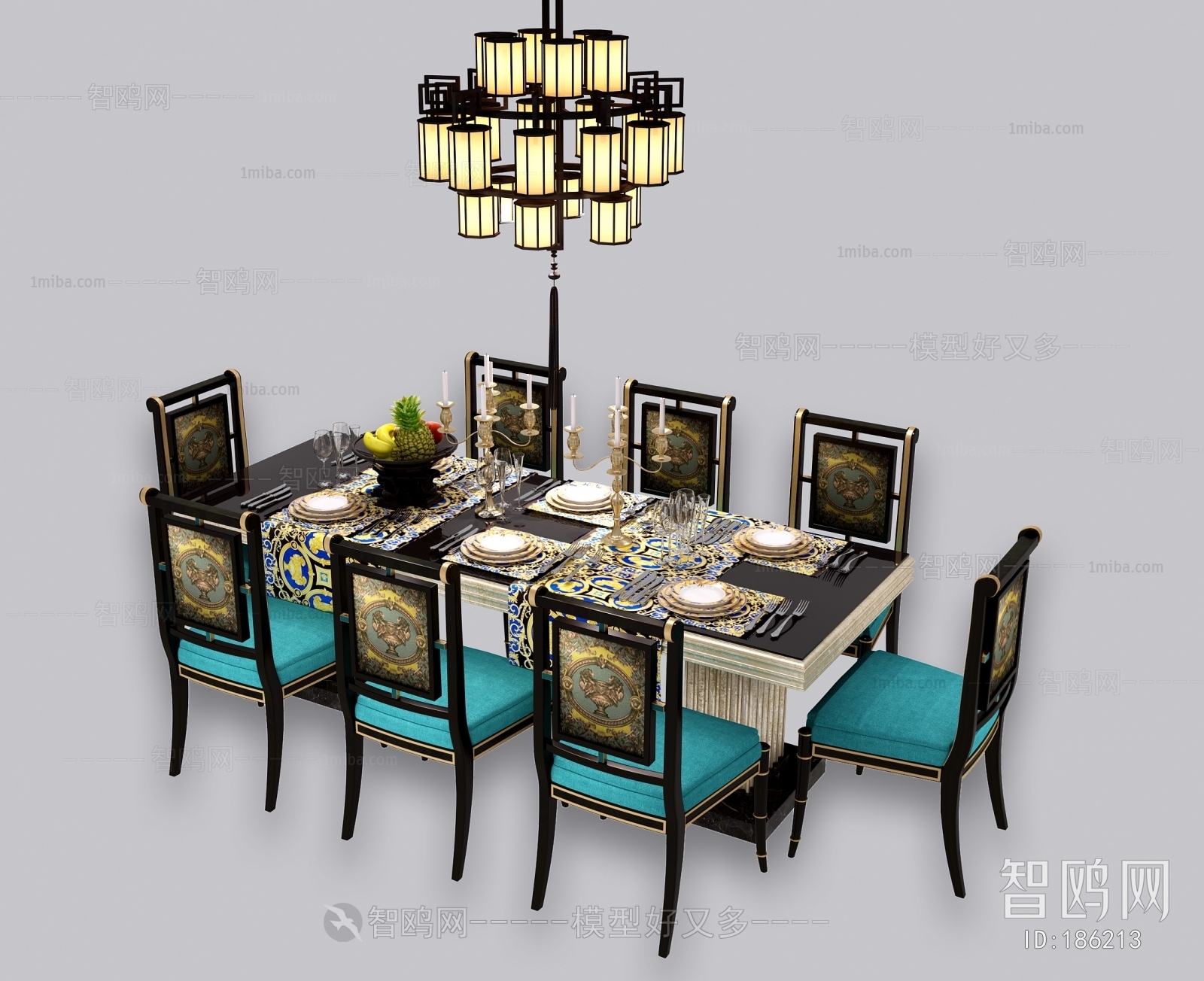 New Chinese Style Dining Table And Chairs