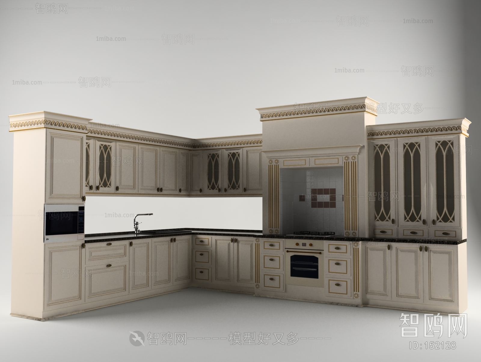 European Style Kitchen Cabinet