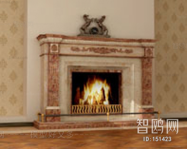 European Style Fireplace