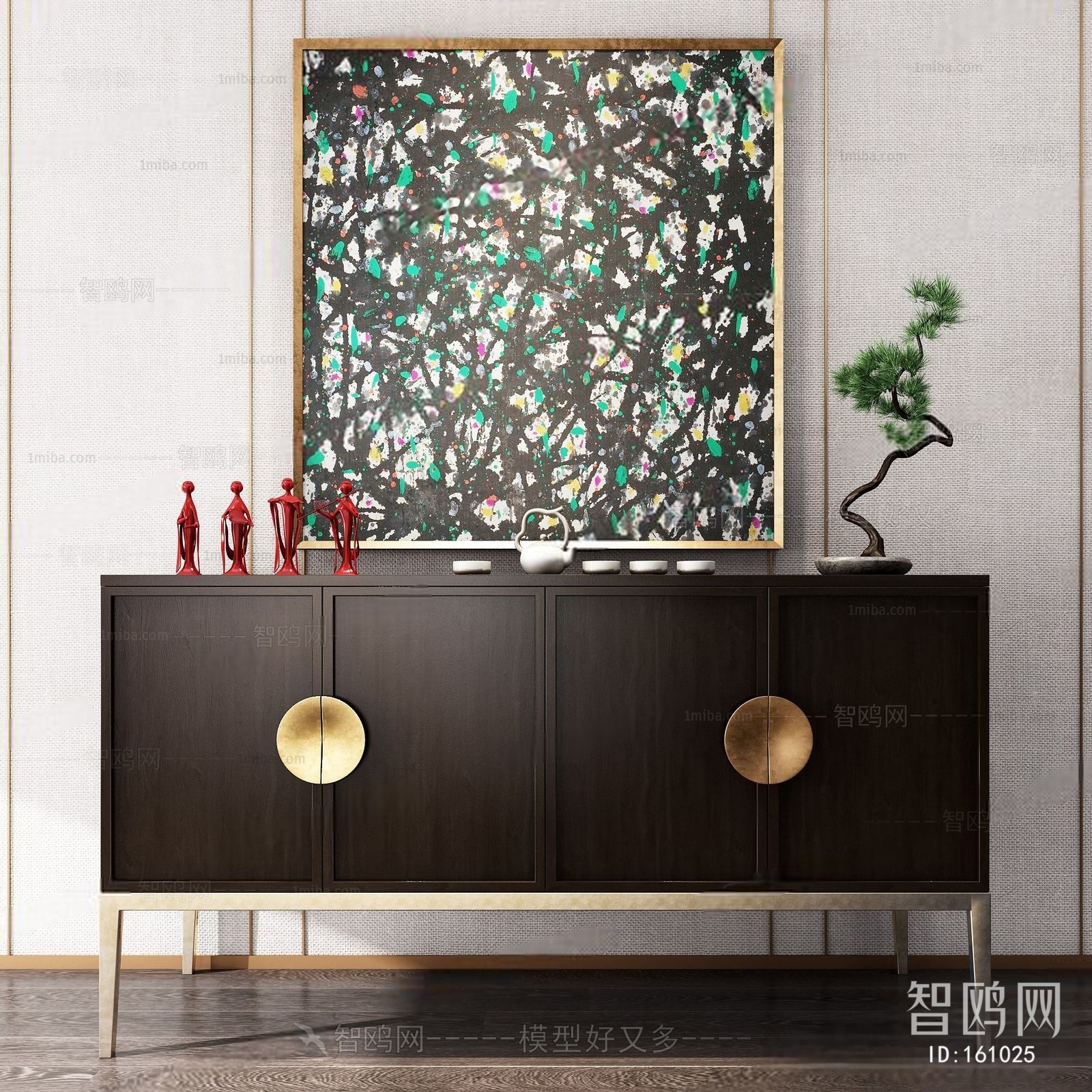 New Chinese Style Side Cabinet/Entrance Cabinet